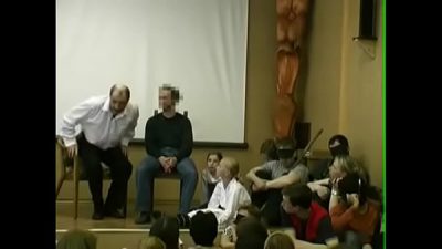 Cult leader slaps the shit out of a woman